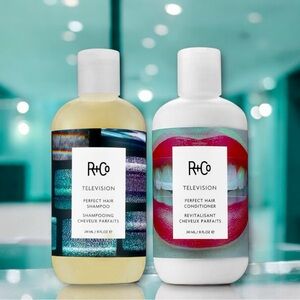 R+CO TELEVISION Perfect Hair Shampoo + Conditioner Duo